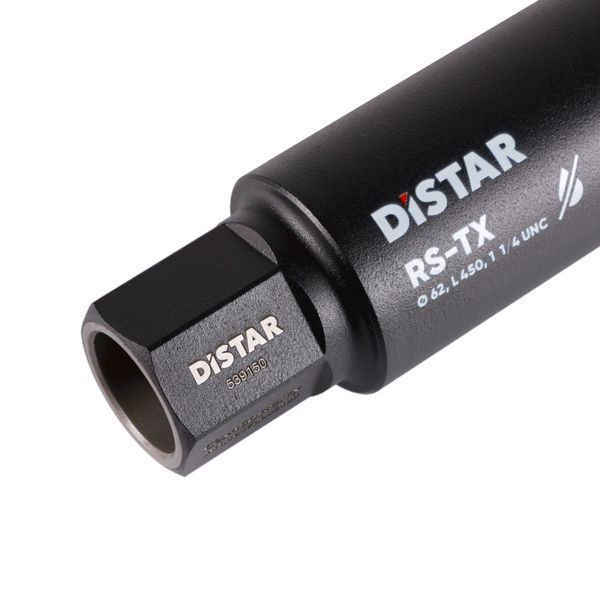 Купити Коронка алмазна 62мм DISTAR DDS-W RS-TX 062*450*1 1/4UNC (армований бетон/без охолодження/з мікроударом) в Україні у Tools Store