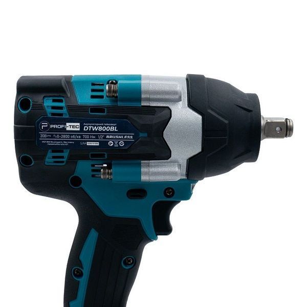 Купити Гайкокрут акумуляторний PROFI-TEC DTW800BL (2акум.20В 4Аг PT2040EP/зарядний/кейс/700Нм) в Україні у Tools Store