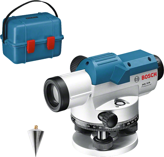 Професійний оптичний нівелір Bosch Professional GOL 32 D : 120 м, 32 х зум, кейс 0601068500 фото