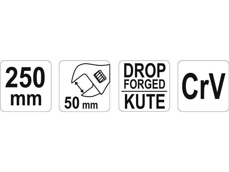 Купити Ключ розвідний 250мм YATO YT-21657 в Україні у Tools Store