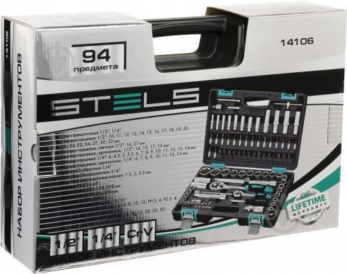 Профессиональный набор ручного инструмента Stels 94шт. усиленный кейс, набор ключей для авто и дома 14106 14106 фото