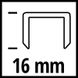 Скобы к степлеру Einhell 5,7 на 16 мм (3000 шт.) 4137855 4137855 фото 4
