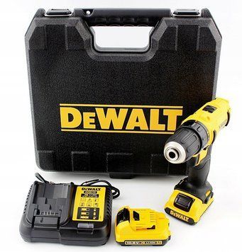Аккумуляторная дрель-шуруповерт 10.8V DeWALT DCD710D2 : 24 Нм кейс профессиональный шуруповерт для дома DCD710D2 фото