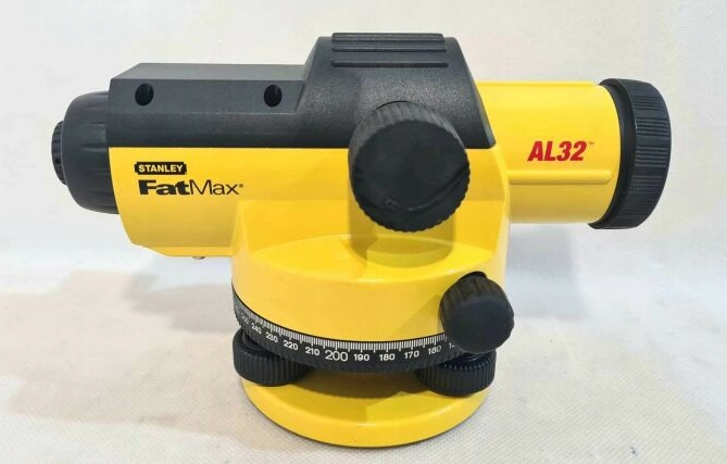 Купити Рівень-нівелір оптичний Stanley FatMax XL AL32 (1-77-245) з 5-метровою рейкою, триногою, шкала в гонах в Україні у Tools Store