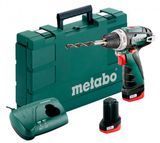 Аккумуляторный шуруповерт Metabo PowerMaxx BS Basic 2х2,0 Ач пластиковый чемодан (600080500) 600080500 фото