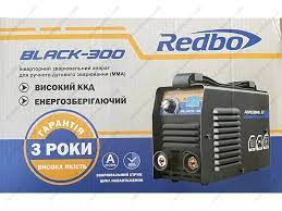Потужний зварювальний інверторний апарат (зварка) Redbo Black-300 : 4 кВт, 20 - 300 А, електрод 1.6 - 5.0 мм, вага 5 кг Black-300 фото