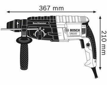 Профессиональный ударный электрический прямой перфоратор Bosch GBH 240 : 790 Вт, 2.7 Дж (0611272100) 611272100 фото