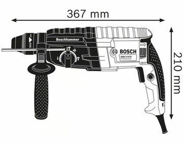 Професійний ударний електричний прямий перфоратор Bosch GBH 240 : 790 Вт, 2.7 Дж (0611272100) 611272100 фото
