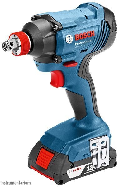 Гайковерт ударный аккумуляторный Bosch Professional GDX 180-LI (с АКБ 2шт-18V 2.0Ah) 06019G5223 фото