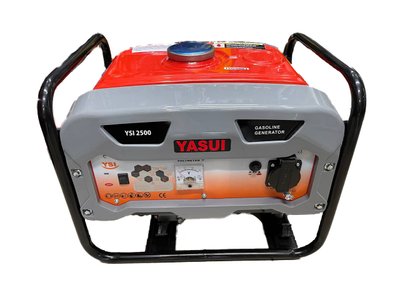 Профессиональный бензиновый генератор (электрогенератор) Yasui YSI2500 : 1.0/1.2 кВт бензогенератор для дома YSI2500 фото
