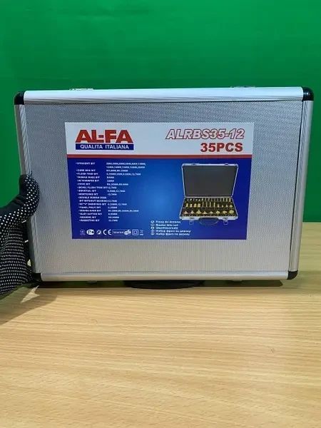 Набор фрез по дереву AL-FA ALRBS35-8 (хвостовик 8 мм, 35 предметов) ALRBS35-8 фото