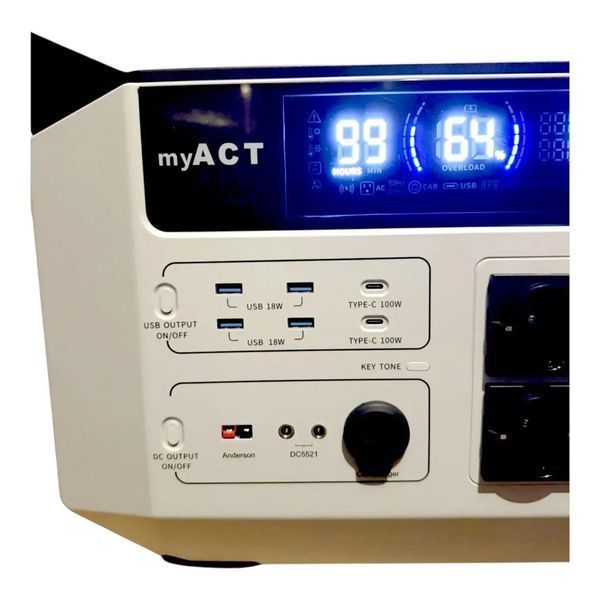Станция зарядная MYACT AP2502 (2500Вт/2496Вт*ч) AP2502 фото