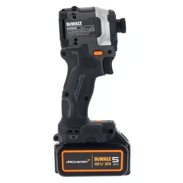 Купити Шурупокрут акумуляторний імпульсний DEWALT DCF85MP2T McLaren (2акум.18В 5Аг/зарядний/кейс) в Україні у Tools Store