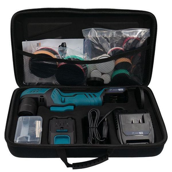 Купити Машина полірувальна ексцентрикова акумуляторна PROFI-TEC PPM-8012SCP Set (1акум.12В 2Аг/зарядний/насадки/кейс) в Україні у Tools Store