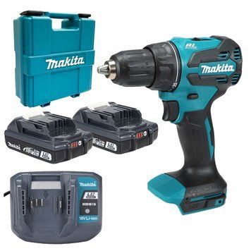 Шуруповерт аккумуляторный MAKITA DDF490WVE (2акум.18В 2Ач/зарядный/кейс) DDF490WVE фото
