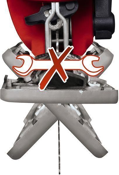 Профессиональный электрический ручной лобзик (электролобзик) Einhell TC-JS 85 : 620 Вт, 3000 об/мин (4321140) 4321140 фото