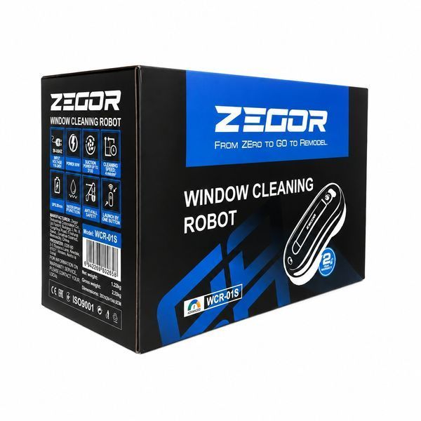 Купити Порохотяг віконний акумуляторний ZEGOR WCR-01S (робот) в Україні у Tools Store