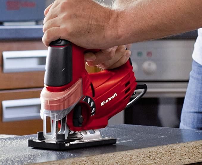 Профессиональный электрический ручной лобзик (электролобзик) Einhell TC-JS 85 : 620 Вт, 3000 об/мин (4321140) 4321140 фото