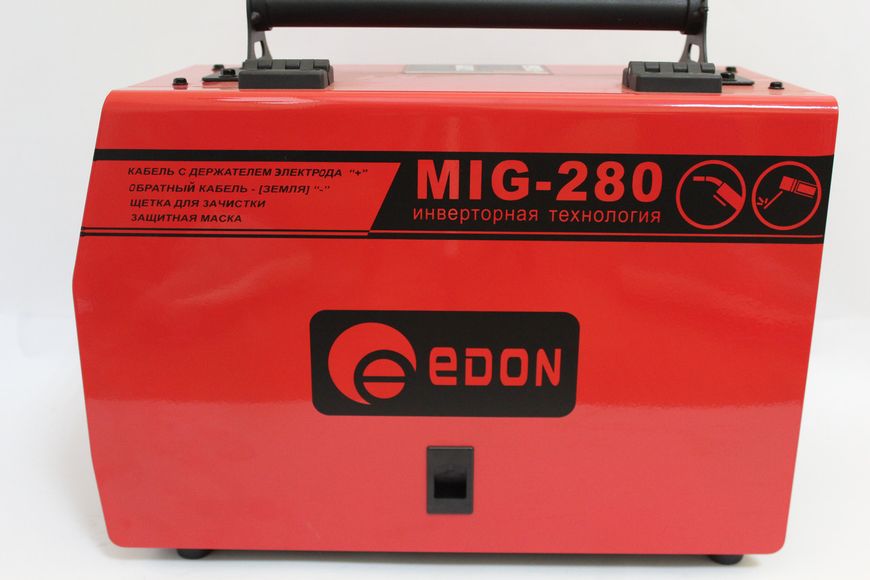 Зварювальний напівавтомат Edon MIG-280V (2 в 1 MIG + MMA) MIG-280V фото