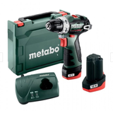 Аккумуляторный шуруповерт Metabo PowerMaxx BS BL, 12 V / 2.0 Ah 601721500 фото