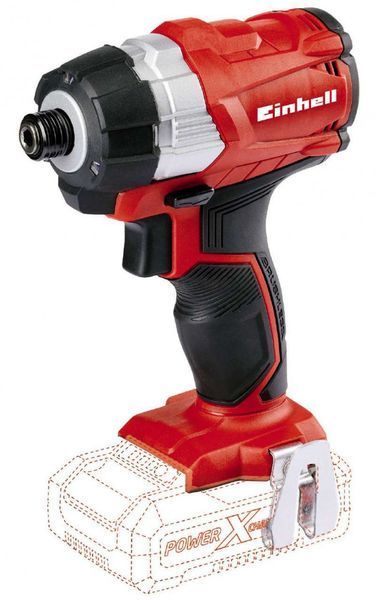 Купити Ударна викрутка безщіткова Einhell TE-CI 18 Li BL-Solo : (акум 2.5 ампера і зарядка) 4510030 в Україні у Tools Store