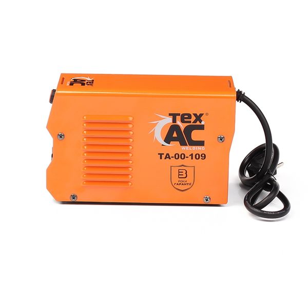 Потужний зварювальний апарат TEX.AC MINI ТА-00-109: 6.4 кВт, 20-250А, 1.6-4 мм електрод ТА-00-109 фото