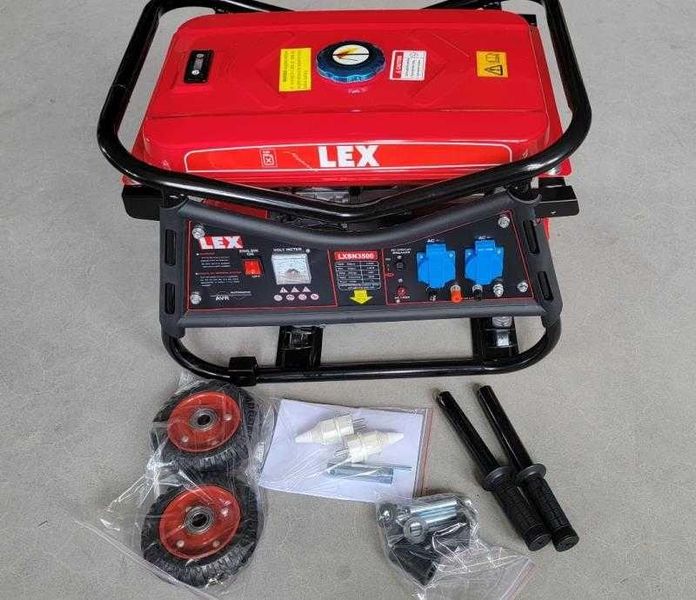 Професійний генератор бензиновий (електрогенератор) LEX LXBN3500 : 3.2/3.5 кВт бензогенератор для дому LXBN3500 фото