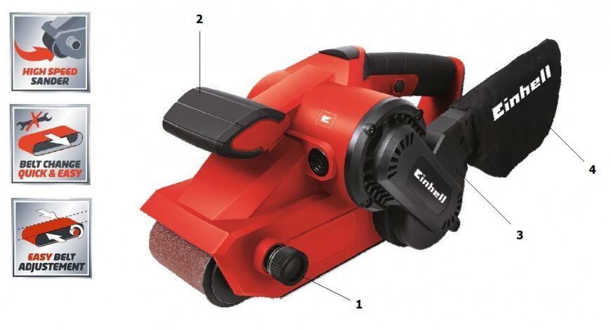 Купити Полірувальна машина Einhell CC-PO 1100/1 E в Україні у Tools Store