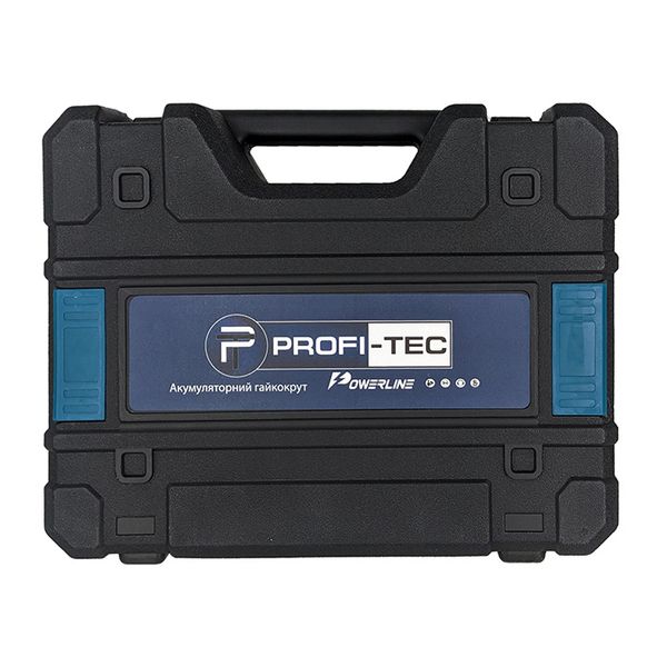 Мощный аккумуляторный импульсный винтоверт PROFI-TEC DTD36V PLUS: с АКБ 2 шт-20 V х 5.0 Aч + набор бит DTD36V фото