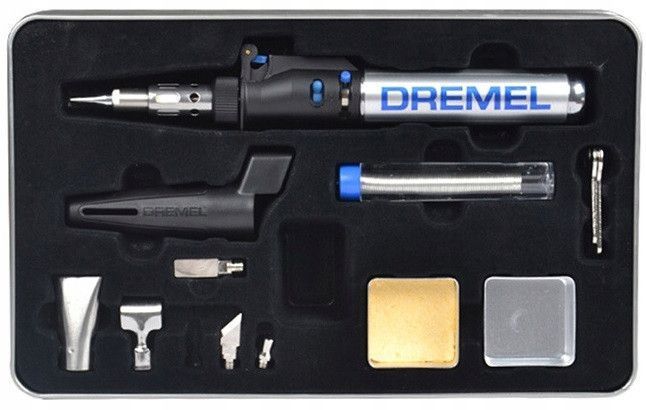 Газовый паяльник Dremel Versatip Hobby (газ бутан) 6 операций, паяльник dremel,для хобби F0132000JC фото