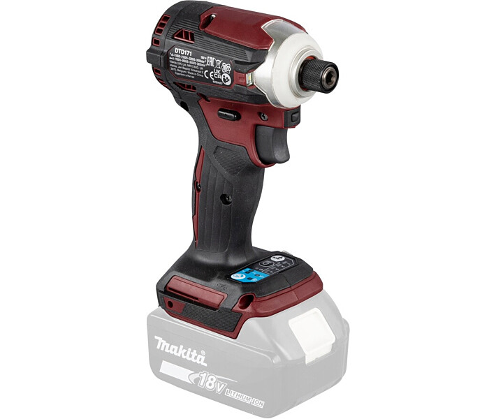 Аккумуляторный ударный винтоверт Makita DTD171ZAR (без АКБ) : Li-ion 18 В, шпиндель 1/4 DTD171ZAR фото