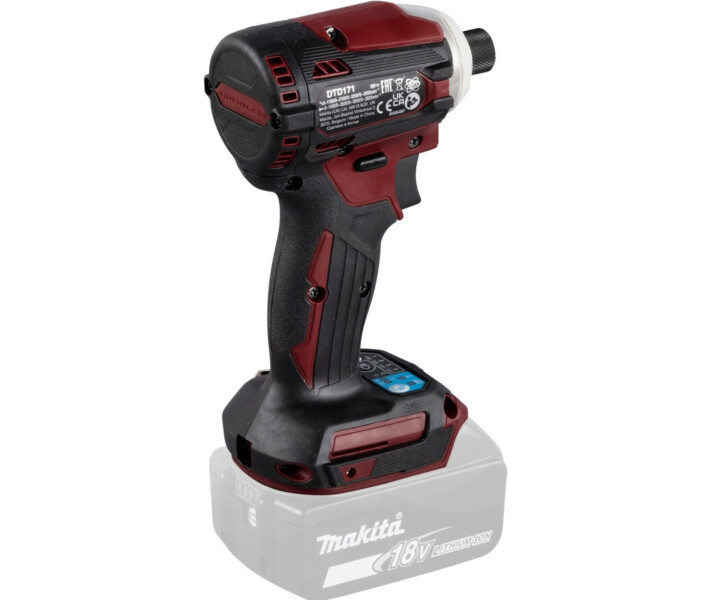 Аккумуляторный ударный винтоверт Makita DTD171ZAR (без АКБ) : Li-ion 18 В, шпиндель 1/4 DTD171ZAR фото