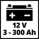 Мощное пуско-зарядное устройство Einhell CE-BC 15 M : 280 Вт, 12В: 3А-300Ач, 12 В - 100A (5 сек) (1002265) 1002265 фото 5