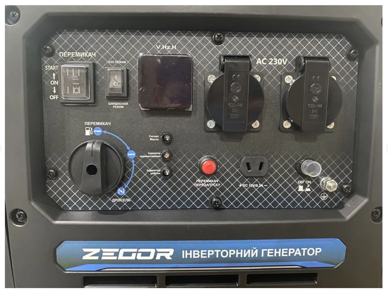 Профессиональный бензиновый инверторный генератор ZEGOR DIN-MUTE6000: 5.5/6.0 кВт бензогенератор DIN-MUTE6000 фото