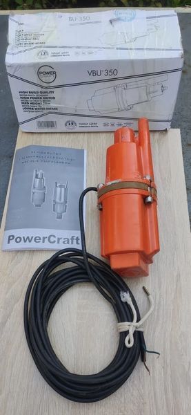 Купити Насос вібраційний струмочок для чистої води Powercraft VBU-350 : 300 Вт вібраційний насос для поливу в Україні у Tools Store