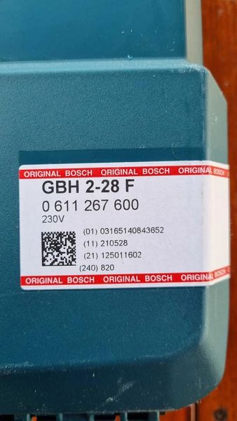 Професійний електричний перфоратор Bosch GBH 2-28 F (0611267600) 1465 фото