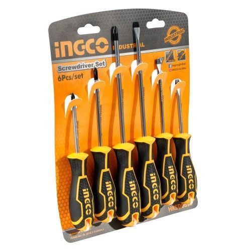 Купити Набір викруток 6 шт. INGCO INDUSTRIAL (HKSD0628) в Україні у Tools Store