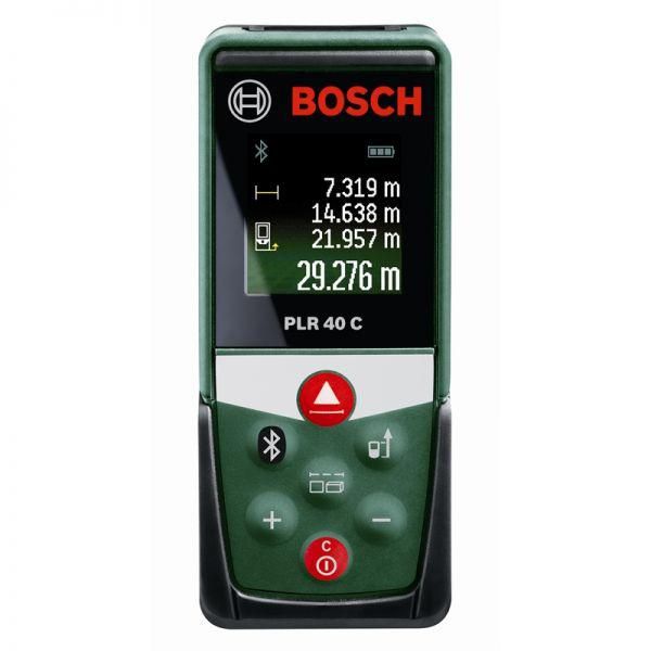 Професійний лазерний далекомір (дальномір) Bosch PLR 40 C : 40м електронна лазерна рулетка 0603672320 603672320 фото