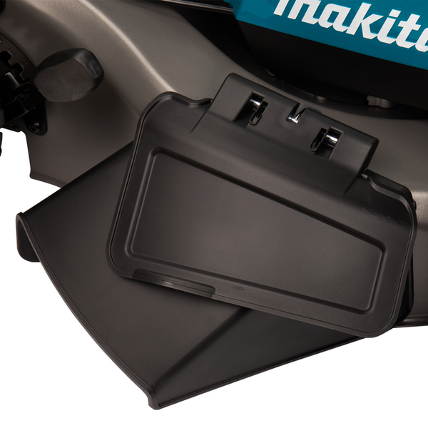 Профессиональная газонокосилка аккумуляторная Makita DLM532PT4 : 18 В акума 4 шт на 5 Ач + зарядка DC18RD DLM532PT4 фото