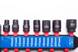 Качественный набор головок к гайковерту LEX LXIS13-1027 : 13 головок в наборе, размер от 10-27mm LXIS13-1027 фото 2