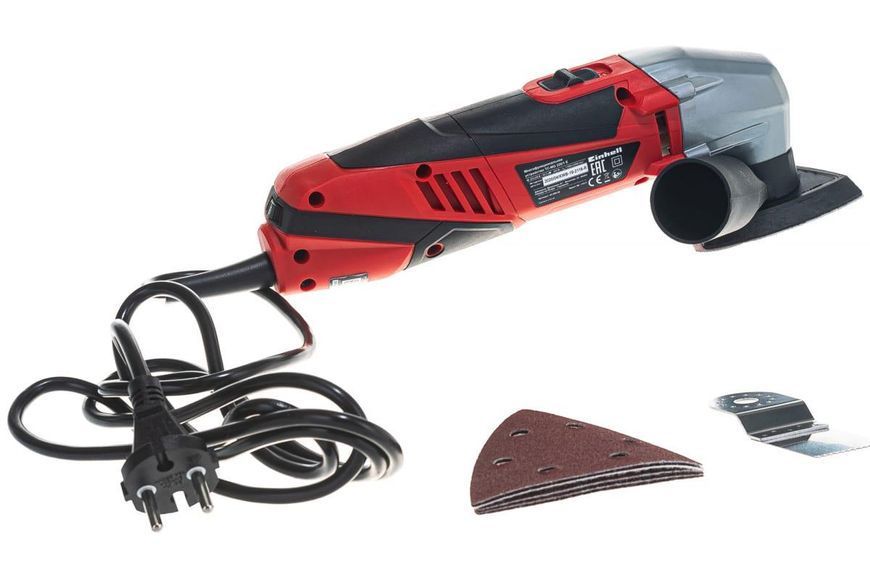 Купити Електриний багатофункціональний інструмент реноватор Einhell TC-MG 220/1 E New : 220 Вт універсальний різак мультитул (4465095) в Україні у Tools Store