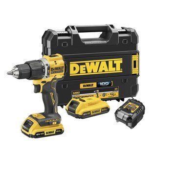 Купити Шурупокрут акумуляторний DEWALT DCD100YD2T (2акум.18В 2Аг/зарядний/кейс/68Нм) в Україні у Tools Store