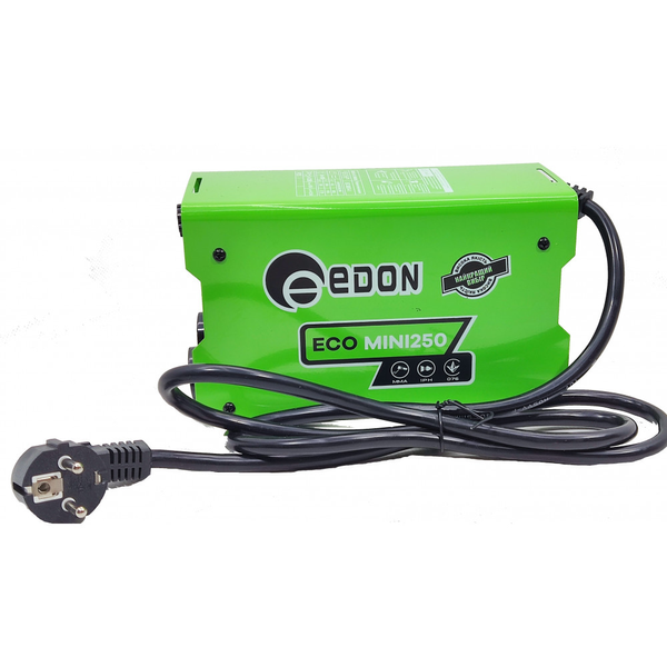 Потужний зварювальний інверторний апарат (зварка) EDON ECO MINI-250 : 3 кВт, струм 20-250 А, електроди 1.6 - 4.0 мм ECO MINI-250 фото