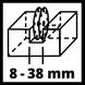 Мощный штроборез электрический (бороздник) Einhell TE-MA 1700: 1700 Вт, диск 150 мм, 7000 об/мин, плавный пуск 4350740 фото 9