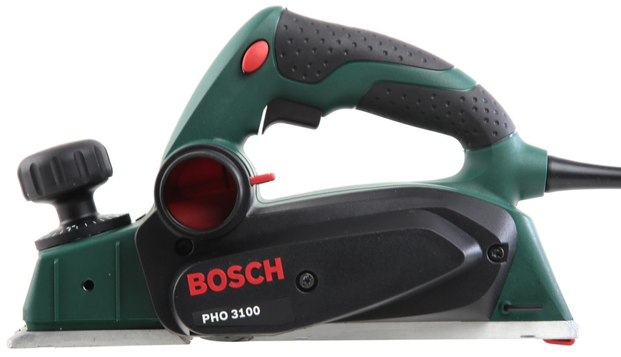 Професійний рубанок електричний Bosch PHO 3100 : 750 Вт, ширина/глибина обробки 82мм/0-3,1 мм (0603271100) 0603271100 фото