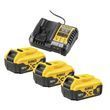 Купити Професійний зарядний пристрій + 3 шт АКБ 18V 5Аг DeWALT DCB1104P3 в Україні у Tools Store