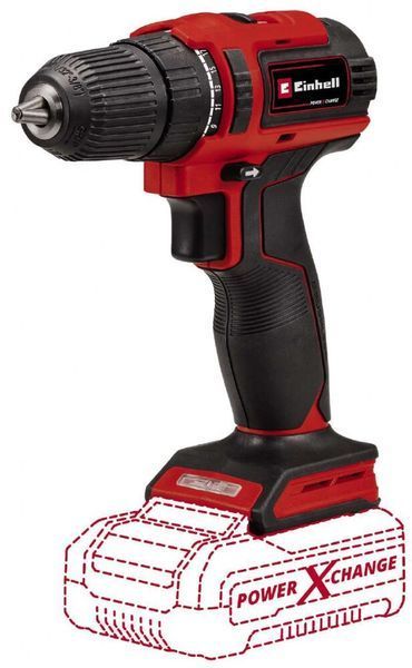 Купити Акумуляторний безщітковий шуруповерт Einhell TE-CD 18/40 Li BL Solo : 18V, 40 Нм (акум 2.5 ампера і зарядка) в Україні у Tools Store