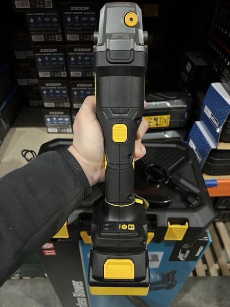 Купити Шліфмашина кутова акумуляторна ZEGOR AGPP-21BL-125 (1акум. 21В 4Aг/зарядний/кейс) в Україні у Tools Store