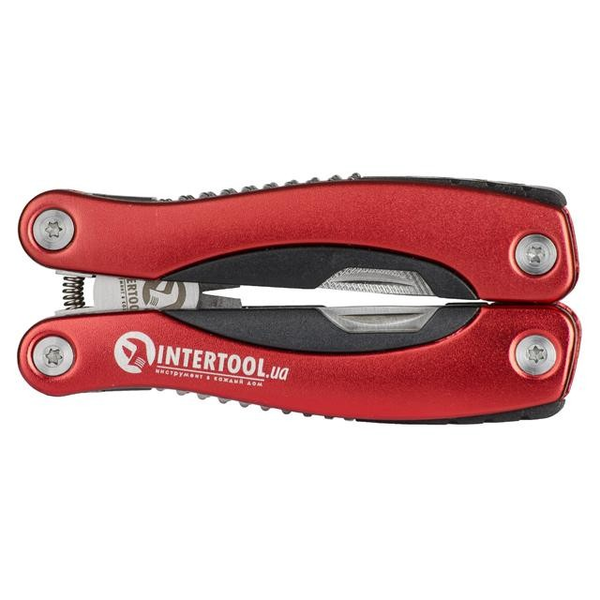 Многофункциональный мультиинструмент 160 мм, 12 в 1, с чехлом INTERTOOL HT-0541 HT-0541 фото