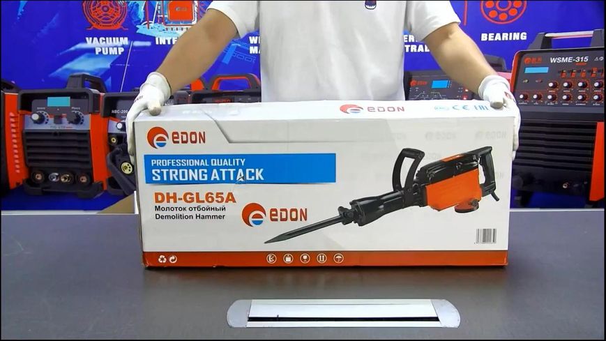 Электрические отбойные молотки Edon DH-GL65A : 1800 Вт, 40 Дж DH-GL65A фото
